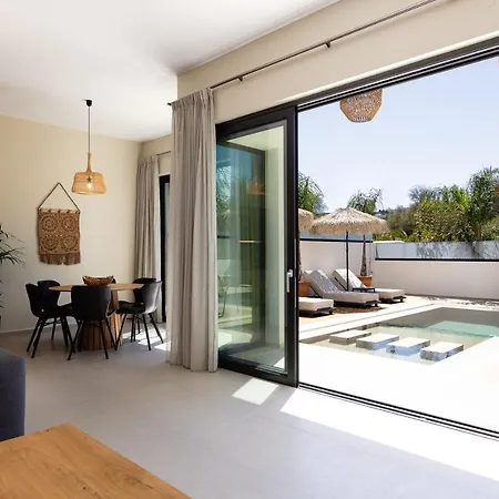 Isla Luxury - Private Pool - 100m From The Lägenhet Rethymno